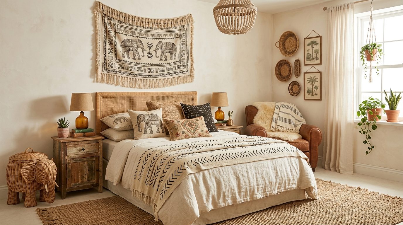 Create a curated vignette instead of spreading accents everywhere